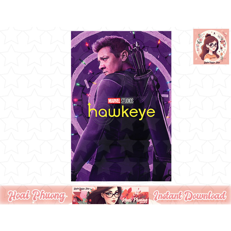Marvel Hawkeye Clint Purple Lights Bullseye T-Shirt copy.jpg