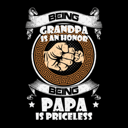 being grandpa is an honor being papa is priceless svg, fathers day svg, being papa svg, papa svg, grandpa and papa svg,