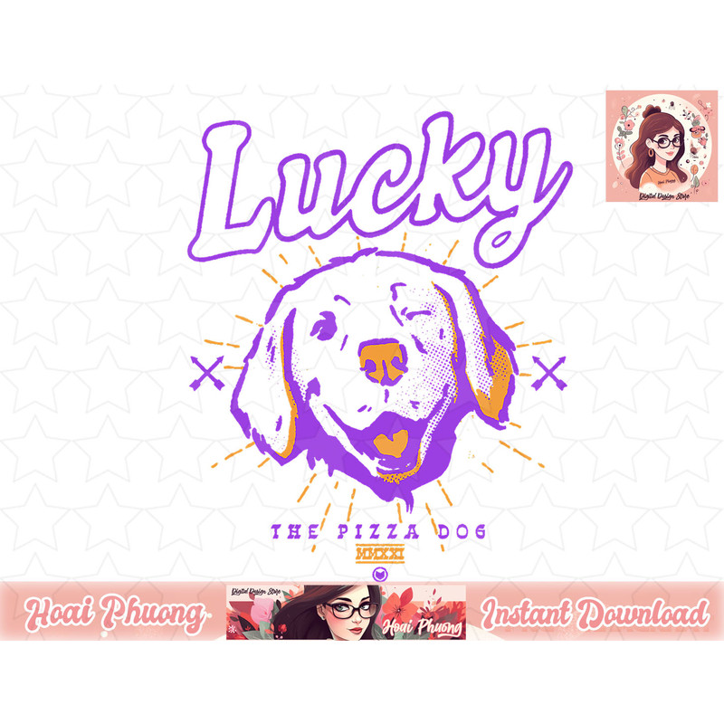 Marvel Hawkeye Disney Plus Lucky The Pizza Dog Line Art T-Shirt copy.jpg