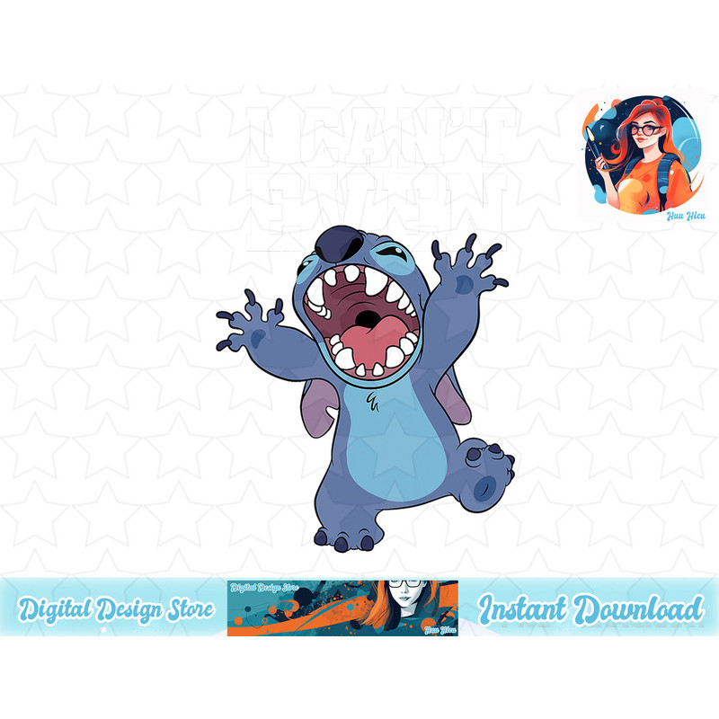 Disney Lilo & Stitch Monster Attack I Can't Even Quote T-Shirt copy.jpg