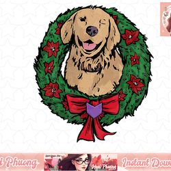 marvel hawkeye lucky the pizza dog holiday wreath t-shirt copy png sublimate