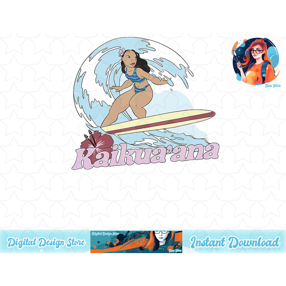 Disney Lilo & Stitch Nani Kaikua'ana Surfing T-Shirt copy.jpg