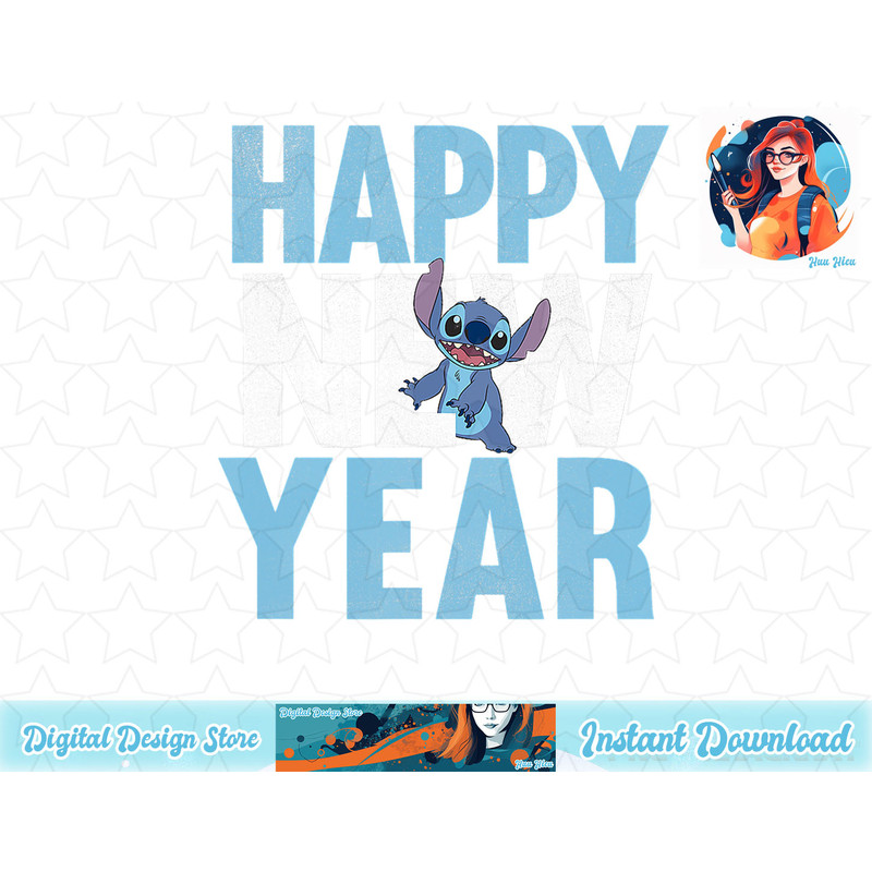 Disney Lilo & Stitch New Years 2022 Stitch Stack T-Shirt copy.jpg