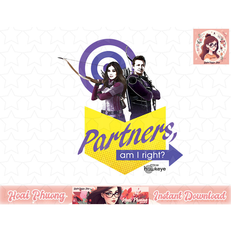 Marvel Hawkeye Partners Poster T-Shirt copy.jpg
