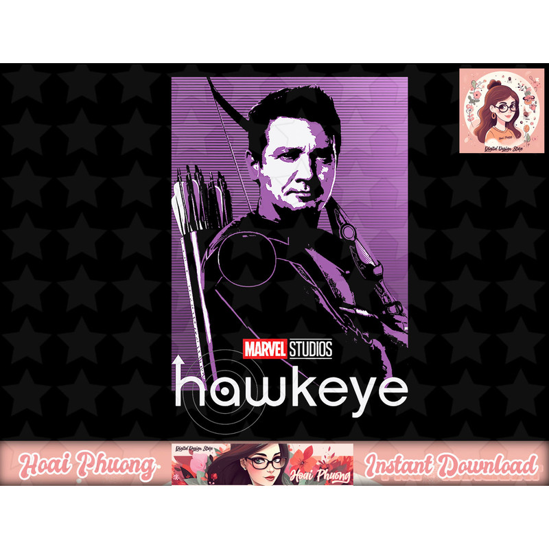Marvel Hawkeye Pop Art Portrait T-Shirt copy.jpg