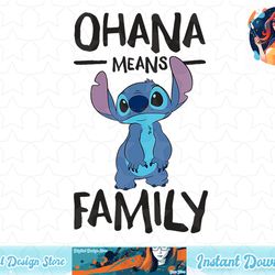 disney lilo & stitch ohana fam t-shirt copy png sublimate