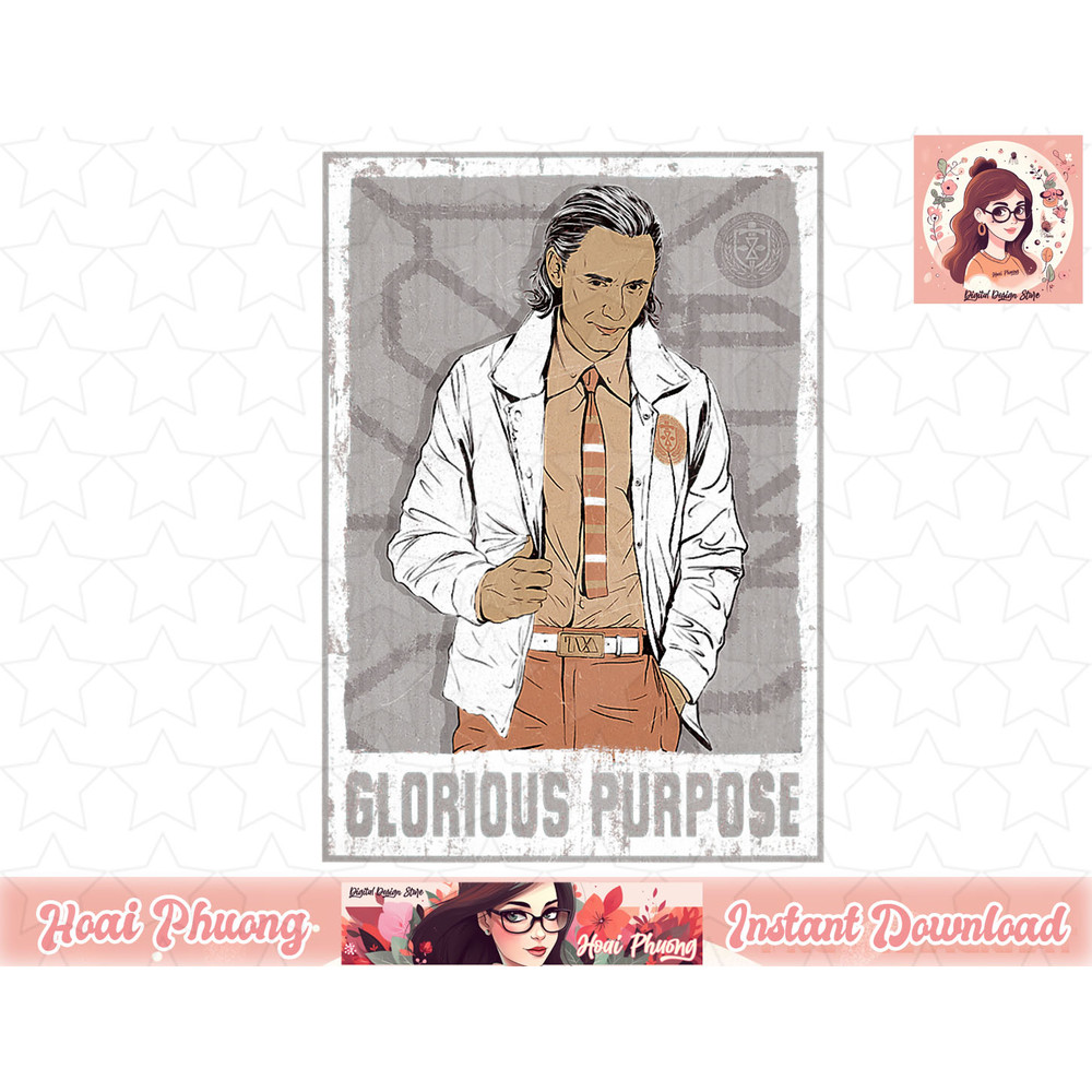 Marvel Loki Glorious Purpose Poster V2 T-Shirt copy.jpg