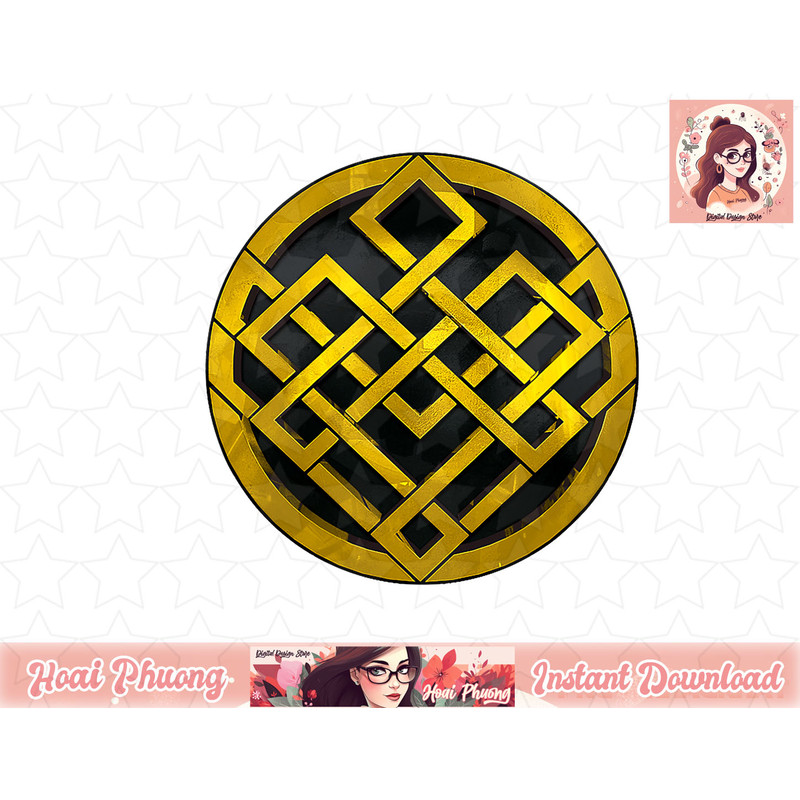 Marvel Shang-Chi and the Legend of the Ten Rings Gold Icon T-Shirt copy.jpg