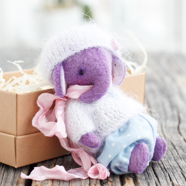Elephant sewing pattern, stuffed elephant pattern | Inspire Uplift