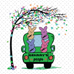 grammys peeps easter svg, easter svg, grammys peeps svg, easter grammy svg, grandmas peeps svg, easter grandchild svg, e