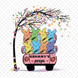 grammys peeps easter day svg, easter svg, grammys peeps svg, easter grammy svg, grandmas peeps svg, easter grandchild sv