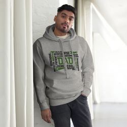 Dad Word Cloud Hoodie - Father's Day Gift
