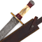 Sword in Storm Firestorm Damascus Viking Swordpng