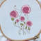 Pink Flowers cross stitch pattern-5