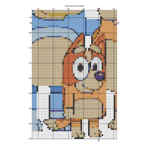 Bluey Crossroads Pattern Bluey Family PDF Cross Stitch Pattern- Size 200 x 187 Stitch | Inspire ...
