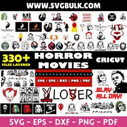 Big Horror SVG Bundle Halloween, Horror SVG, Horror Friends svg, Horror characters svg, Halloween svg Cricut cut file
