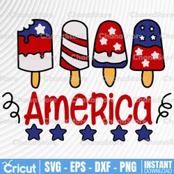 red white blue popsicle svg, 4th of july svg, july 4th ice cream svg, usa patriotic svg, independence day svg,