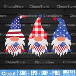american gnomes with sunflowers png sublimation design, 4th of july png, patriotic gnomes png, united states gnomes png,