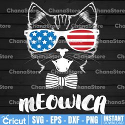 meowica tank 4th of july usa cat animals independence patriotic png sublimation