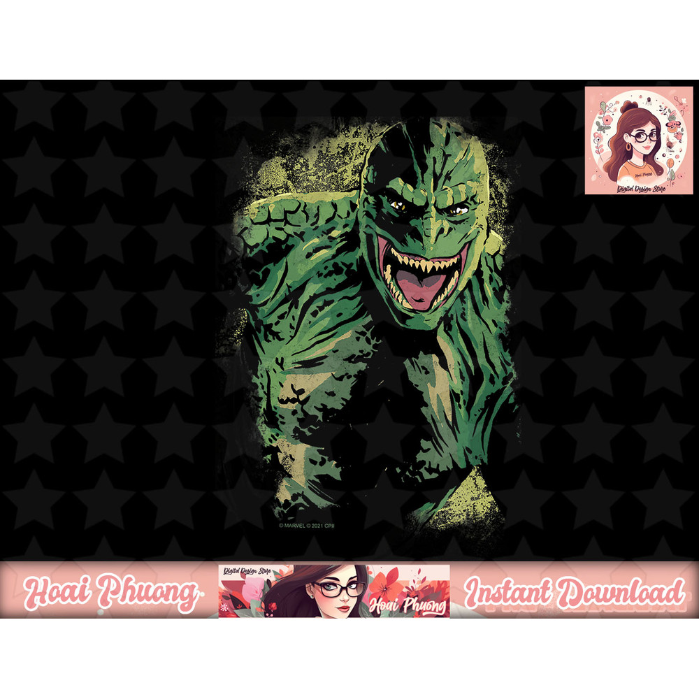 Marvel Spider-Man No Way Home The Lizard Illustrated T-Shirt copy.jpg