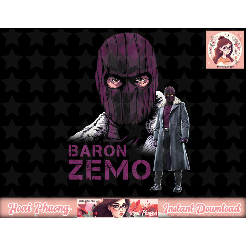 Marvel The Falcon And The Winter Soldier Baron Zemo Collage T-Shirt copy.jpg