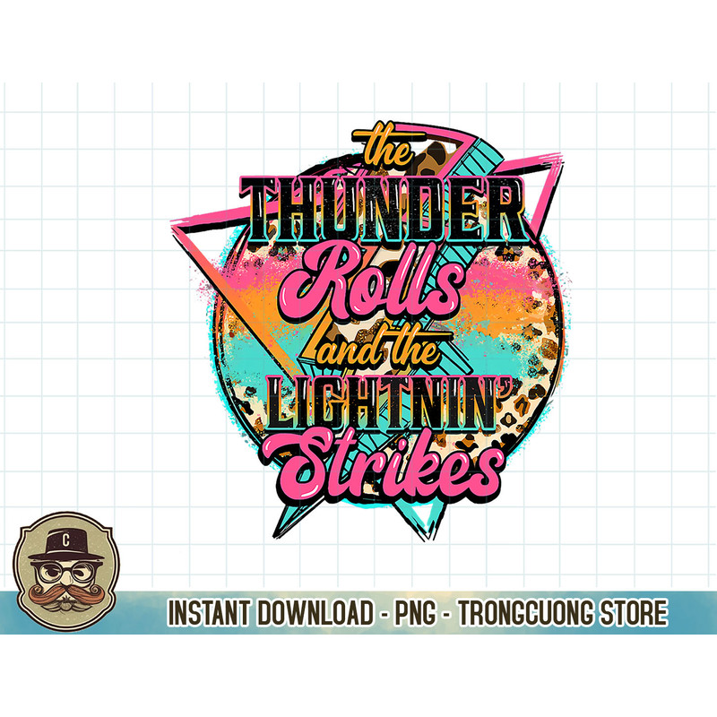 The Thunder And The Lightning Western Rolls And Strikes T-Shirt copy.jpg