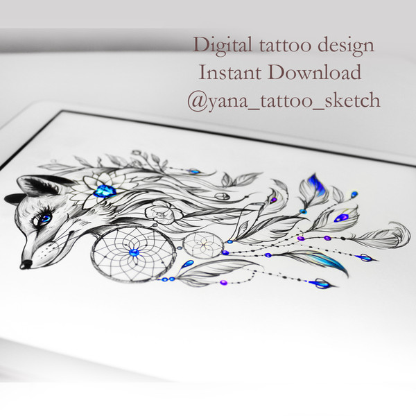 fox-tattoo-design-for-woman-fox-tattoo-sketch-for-females-dream-catcher-tattoo-design-5.jpg