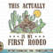 This Actually Is My First Rodeo Western Country Southern Tank Top copy.jpg