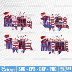 Grandma Mimi 4th Of July PNG Bundle, Gigi Nana Independence Day PNG Shirt Sublimation, Patriotic Grandma PNG