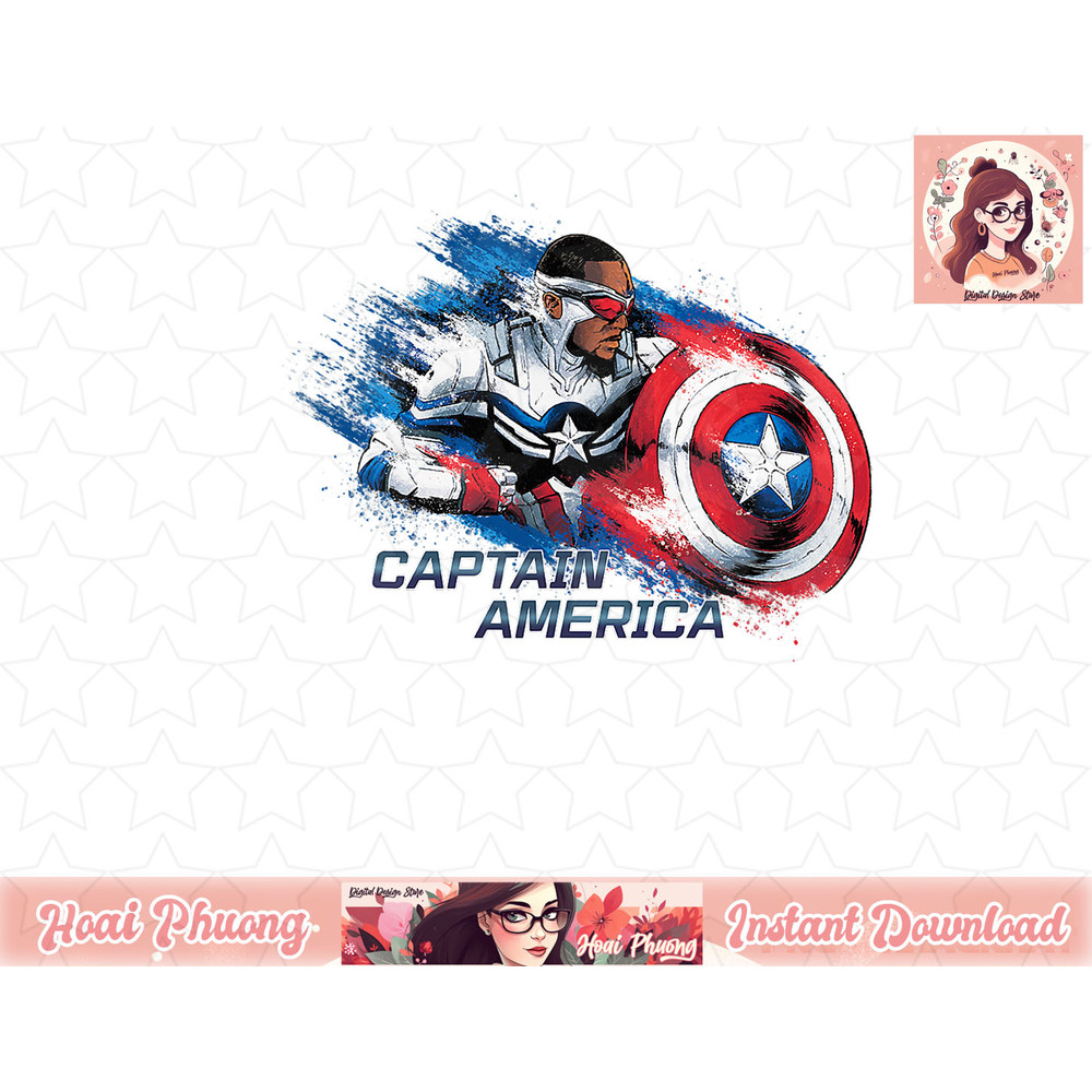 Marvel The Falcon the Winter Soldier Captain America Bold T-Shirt copy.jpg