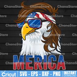 american eagle star sublimation download, eagle mullet 4th july, png, patriotic tee digital, merica freedom funny,
