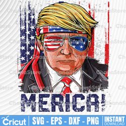 trump merica png , trump png, merica png, 4th of july png, patriotic usa file, independence day design