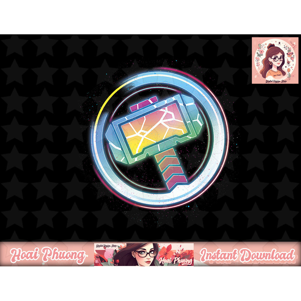 Marvel Thor Love and Thunder Mjolnir Hammer Icon T-Shirt copy.jpg