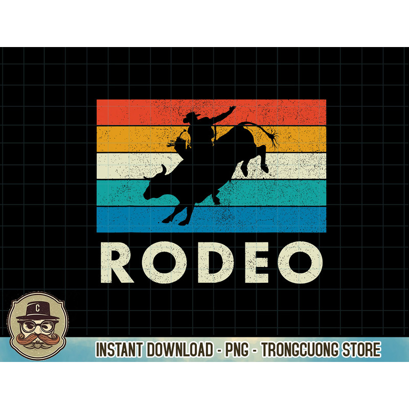 Vintage Rodeo Bull Riding Western T-Shirt copy.jpg