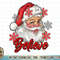 Vintage Snow And Santa Claus Merry Christmas Believe Christ T-Shirt copy.jpg