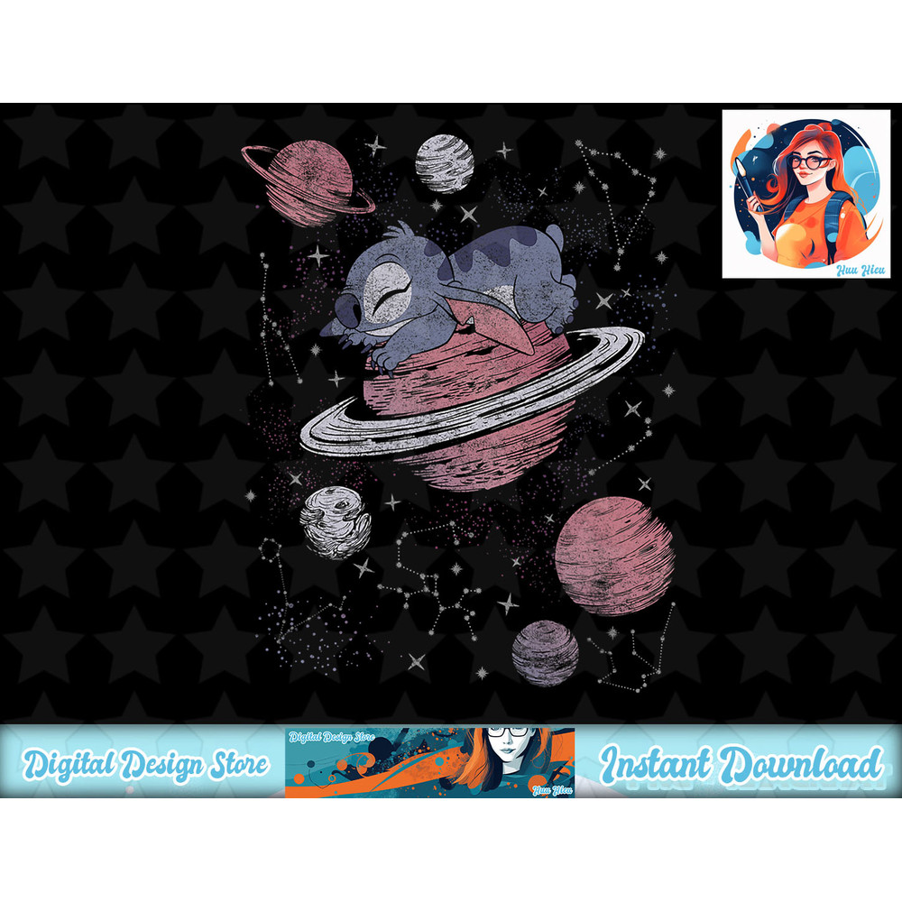 Disney Lilo & Stitch Saturn Snoozing In The Stars T-Shirt copy.jpg
