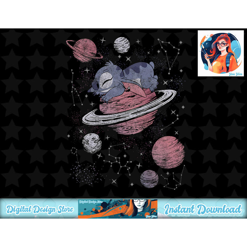 Disney Lilo & Stitch Saturn Snoozing In The Stars T-Shirt copy.jpg