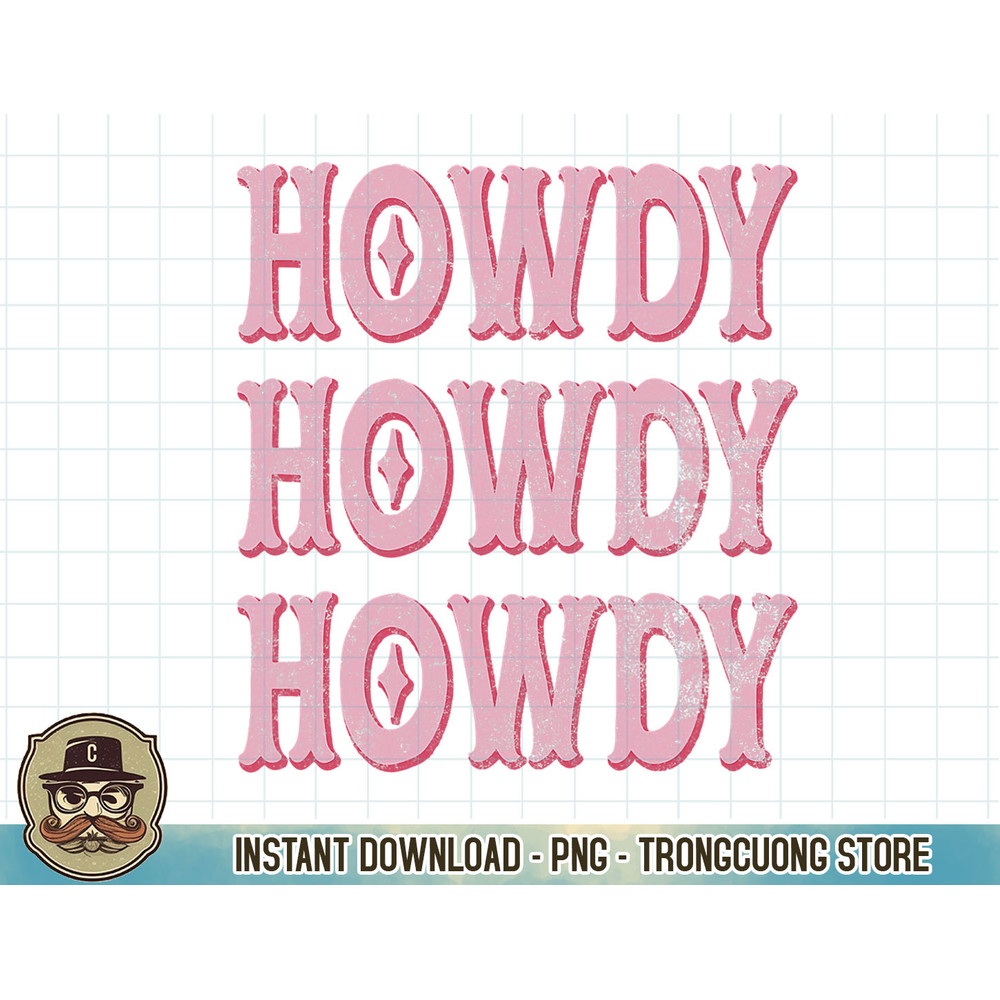 Vintage White Howdy Rodeo Retro Cowgirl & Cowboy Texas Gifts T-Shirt copy.jpg