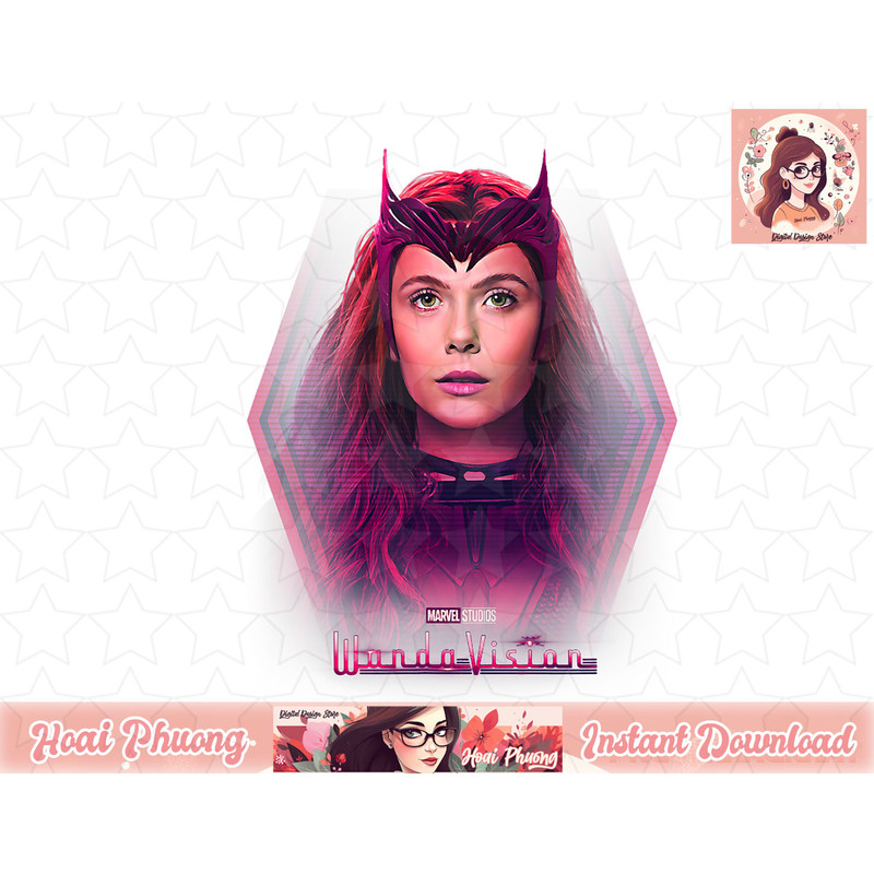 Marvel WandaVision Close Up Wanda Portrait T-Shirt copy.jpg