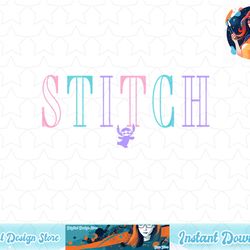 disney lilo & stitch simple stitch text t-shirt copy png sublimate