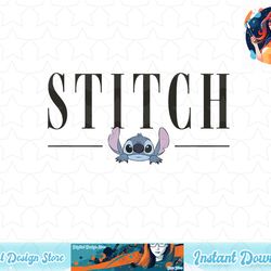 disney lilo & stitch simple stitch text v2 t-shirt copy png sublimate