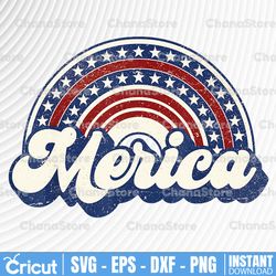 Vintage Merica png, Retro Merica png, Merica png, 4th of July png, 4th of July png files for Sublimation, Sublimation
