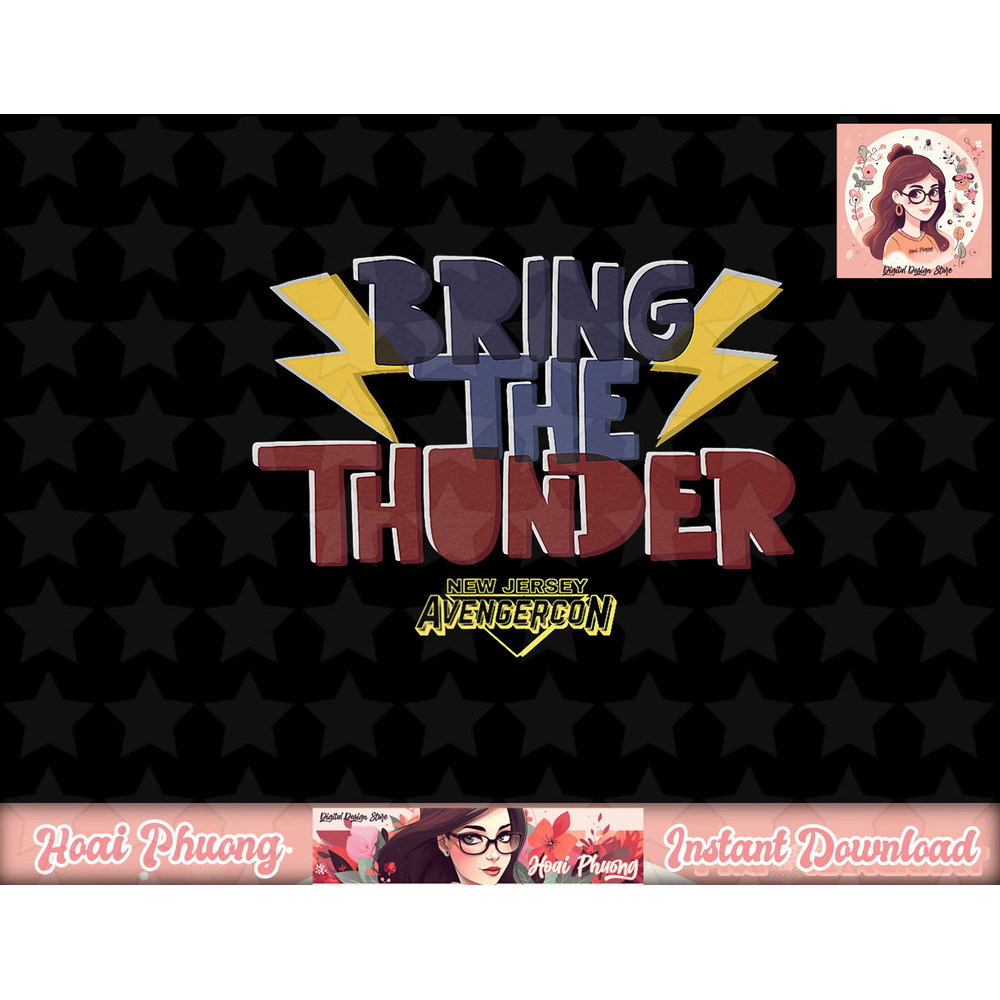 Ms. Marvel Bring The Thunder Avengercon Logo T-Shirt copy.jpg