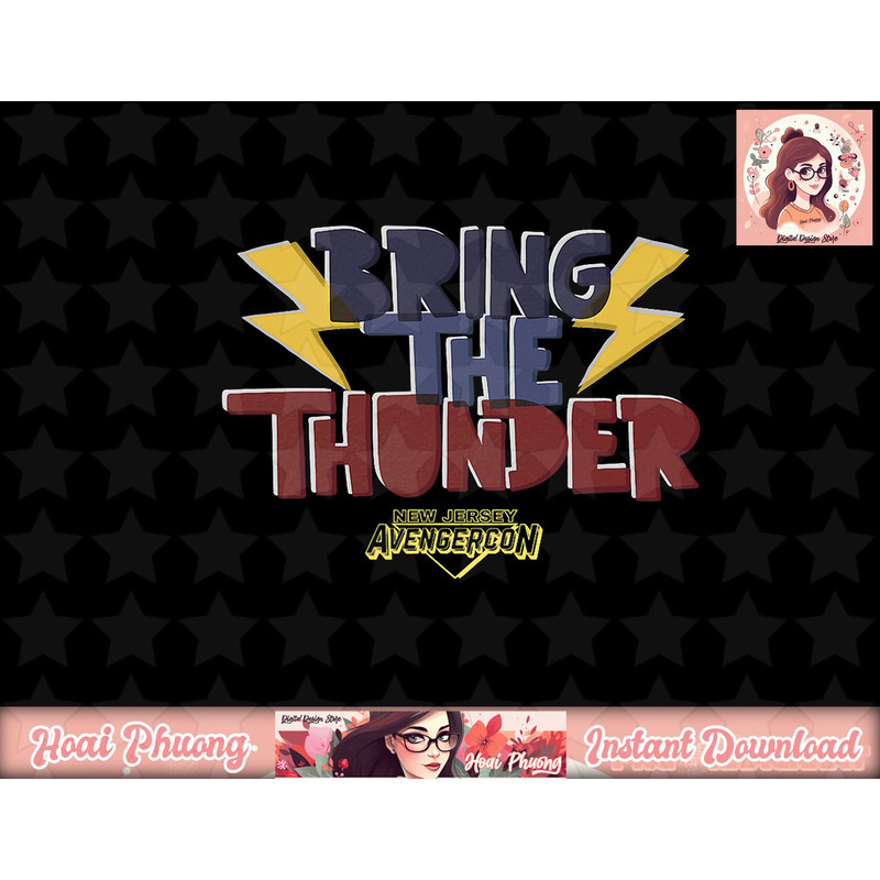 Ms. Marvel Bring The Thunder Avengercon Logo T-Shirt copy.jpg