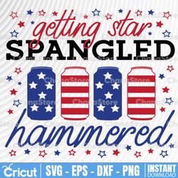 getting star spangled hammered svg, 4th of july svg, july 4th svg, fourth of july svg, independence day shirt, cut file