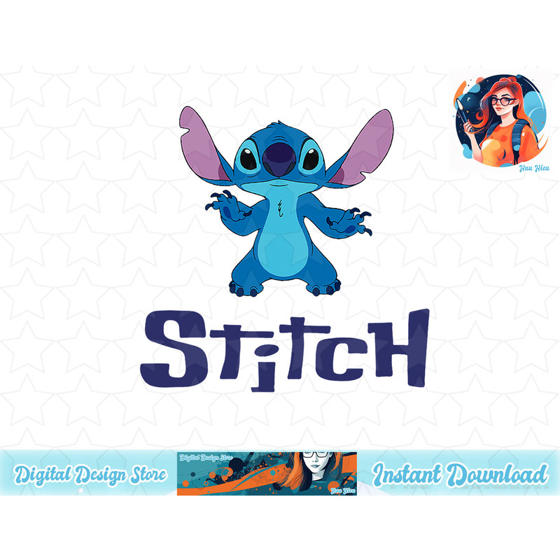Disney Lilo & Stitch Standing Pose Official Font Title Logo T-Shirt copy.jpg