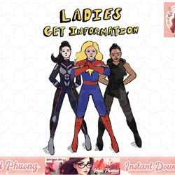 ms. marvel ladies get information group doodle t-shirt copy png sublimate