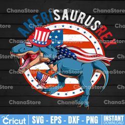 america saurus rex png digital file, patriotic dinosaur design download, dinosaur 4th of july png, amerisaurus rex file,