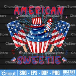 american sweetie 4th of july digital design png file