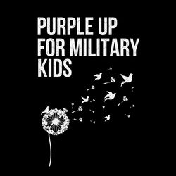 Purple Up For Military Kids Svg, Trending Svg, Military Kids Svg, Military Child Svg, Purple Up Svg, Military Child Mont